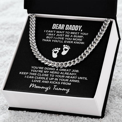 Daddy, I Can't Wait To Meet You (Cuban Link Chain)