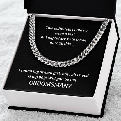 Groomsman | Cuban Link Chain