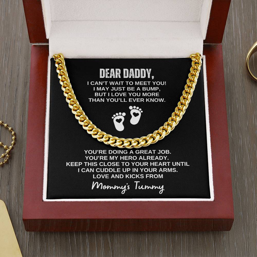 Daddy, I Can't Wait To Meet You (Cuban Link Chain)