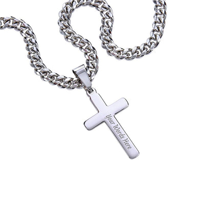 Class Of | Graduation Gift (Cuban Chain/Artisan Cross Necklace)