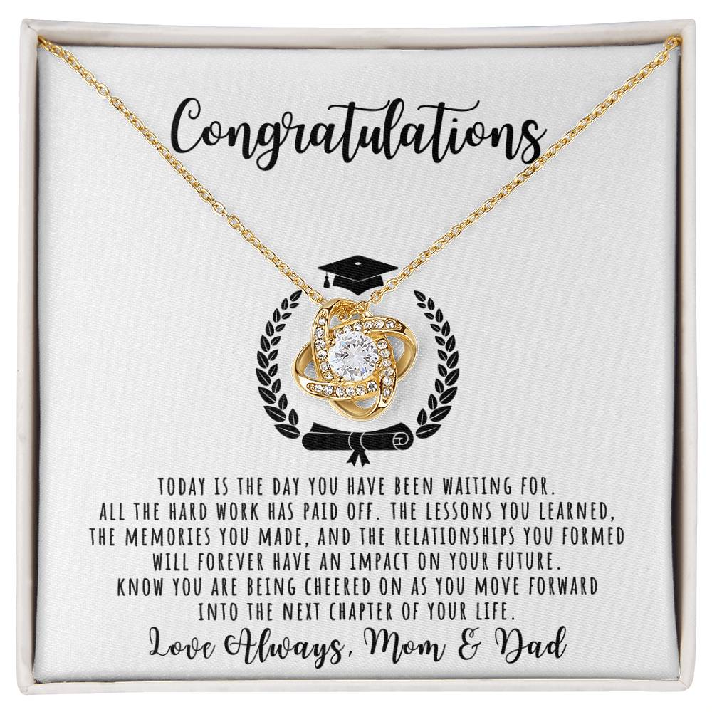 Congratulations, Love Mom & Dad | Graduation Gift