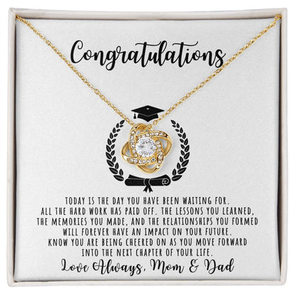 Congratulations, Love Mom & Dad | Graduation Gift