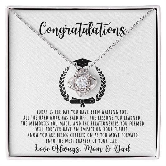 Congratulations, Love Mom & Dad | Graduation Gift