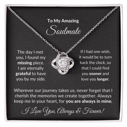 Love You, Always & Forever (Love Knot Necklace)