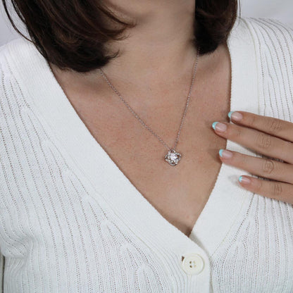 To An Amazing Mom | Blessed Love Knot Necklace (from Proverbs 31)
