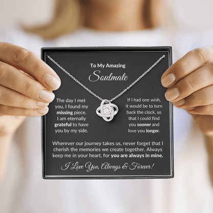 Love You, Always & Forever (Love Knot Necklace)