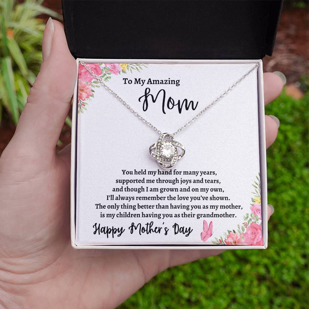 To My Amazing Mother | Happy Mother's Day (Love Knot Necklace)