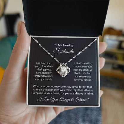Love You, Always & Forever (Love Knot Necklace)