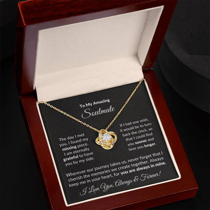Love You, Always & Forever (Love Knot Necklace)