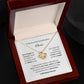 To My Beautiful Granddaughter, I Will Always Love You Personalized Necklace
