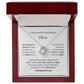 To My Beautiful Granddaughter, I Will Always Love You Personalized Necklace