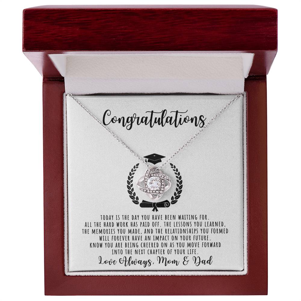 Congratulations, Love Mom & Dad | Graduation Gift