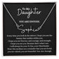 To My Daughter | You Are Enough (Signature Name Necklace)