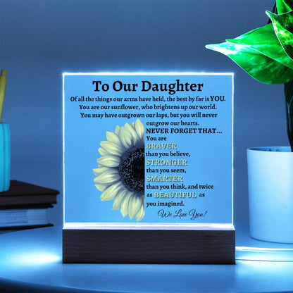 To Our Daughter | Sunflower (LED Lamp)