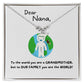 Dear Nana | You Are The World (Engraved Kids Charm Necklace)