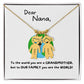 Dear Nana | You Are The World (Engraved Kids Charm Necklace)