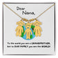 Dear Nana | You Are The World (Engraved Kids Charm Necklace)