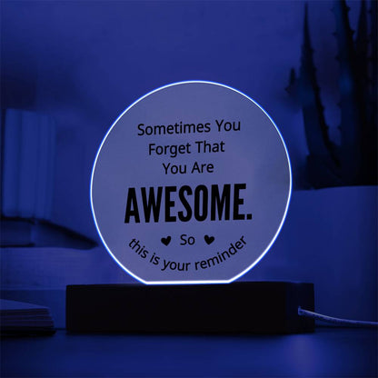 You Are Awesome (LED Lamp)
