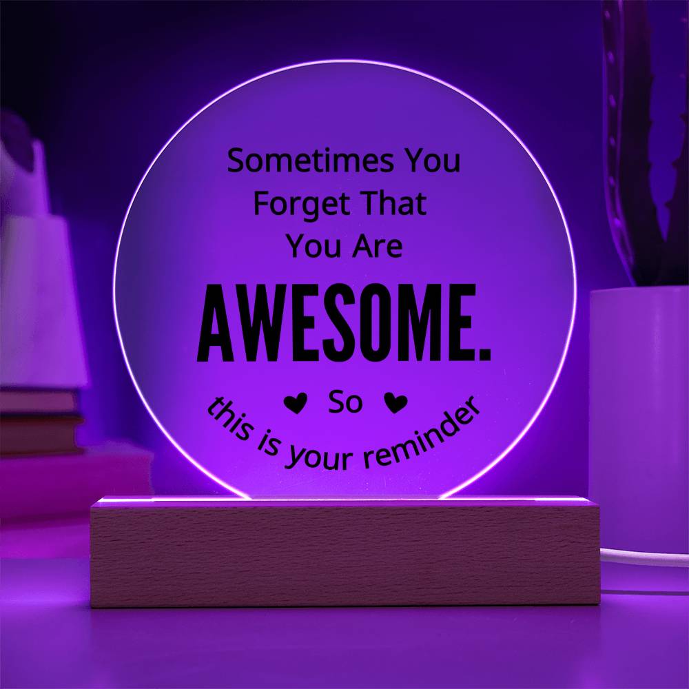 You Are Awesome (LED Lamp)