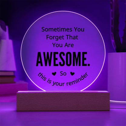 You Are Awesome (LED Lamp)