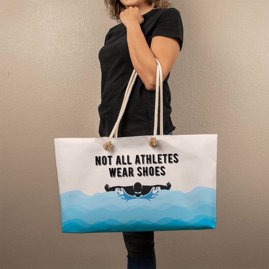 Not All Athletes Wear Shoes Gift For Swimmers Weekender Tote Bag