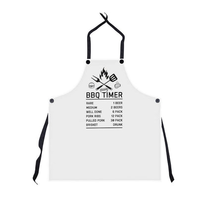 BBQ Timer Apron (White)