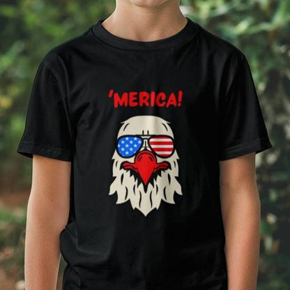 'Merica (Eagle In Sunglasses Kids T-shirt)