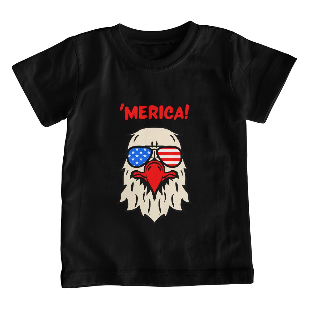 'Merica (Eagle In Sunglasses Kids T-shirt)