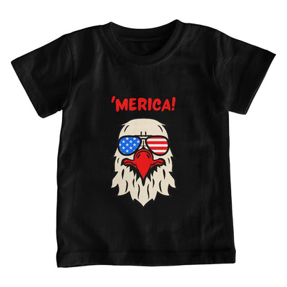 'Merica (Eagle In Sunglasses Kids T-shirt)