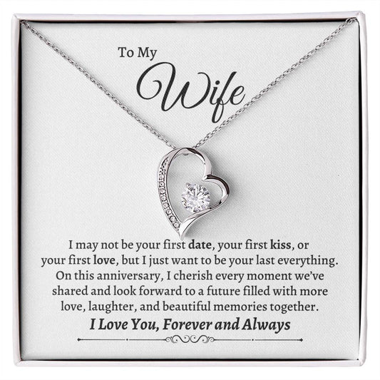 To My Wife | Love You Forever And Always Forever Love Necklace