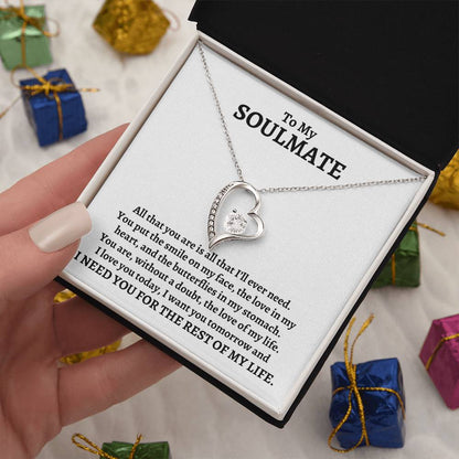 To My Soulmate, All That You Are | Forever Love Necklace