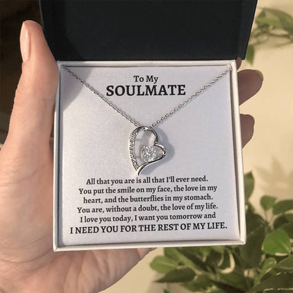 To My Soulmate, All That You Are | Forever Love Necklace