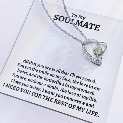 To My Soulmate, All That You Are | Forever Love Necklace