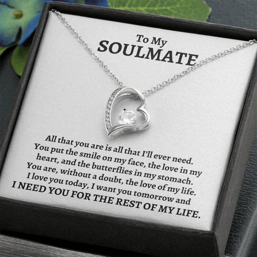 To My Soulmate, All That You Are | Forever Love Necklace