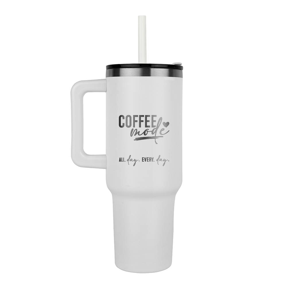 Coffee Mode All Day Every Day 40oz Insulated Tumbler