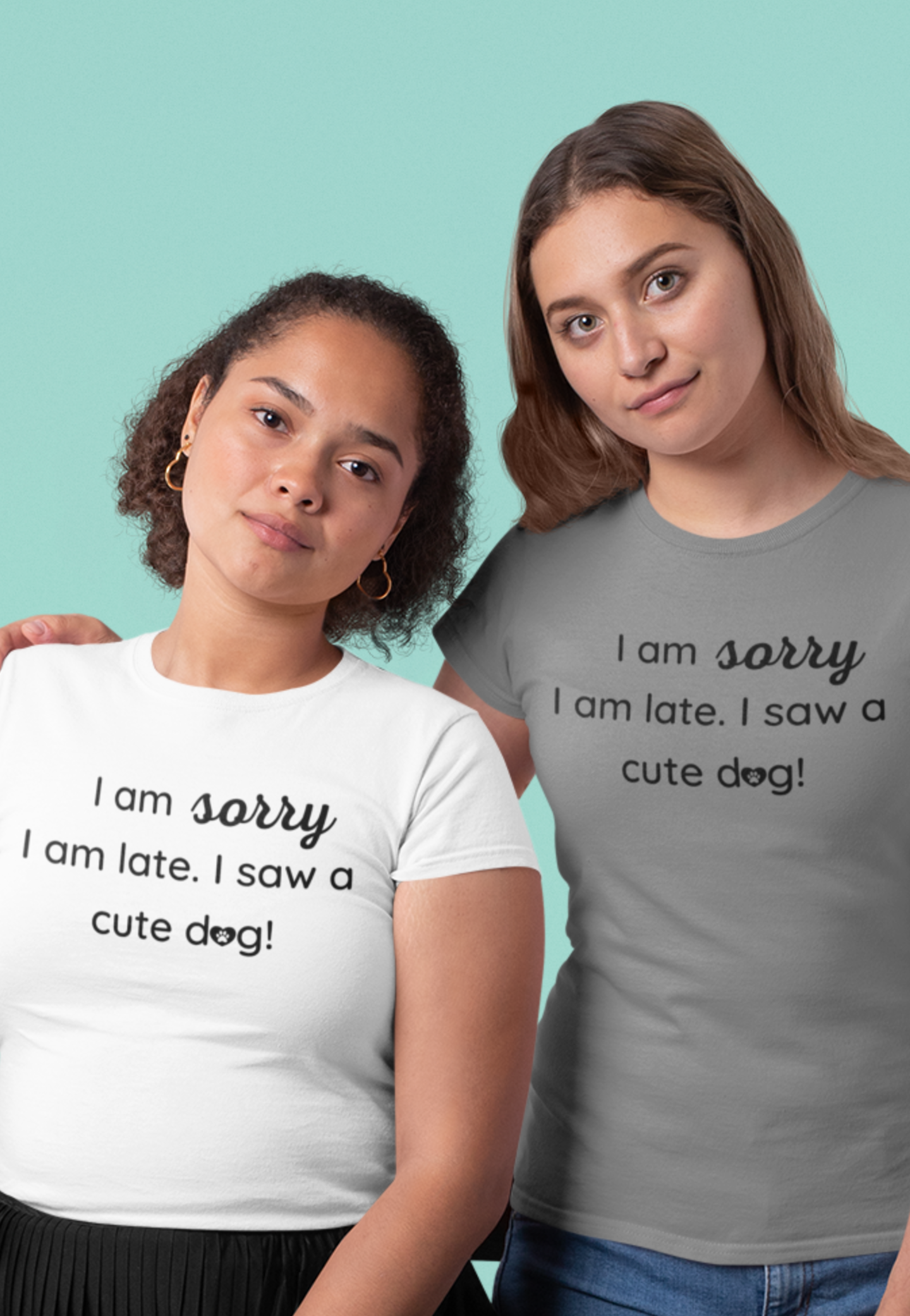 Late | Cute Dog (T-Shirt)