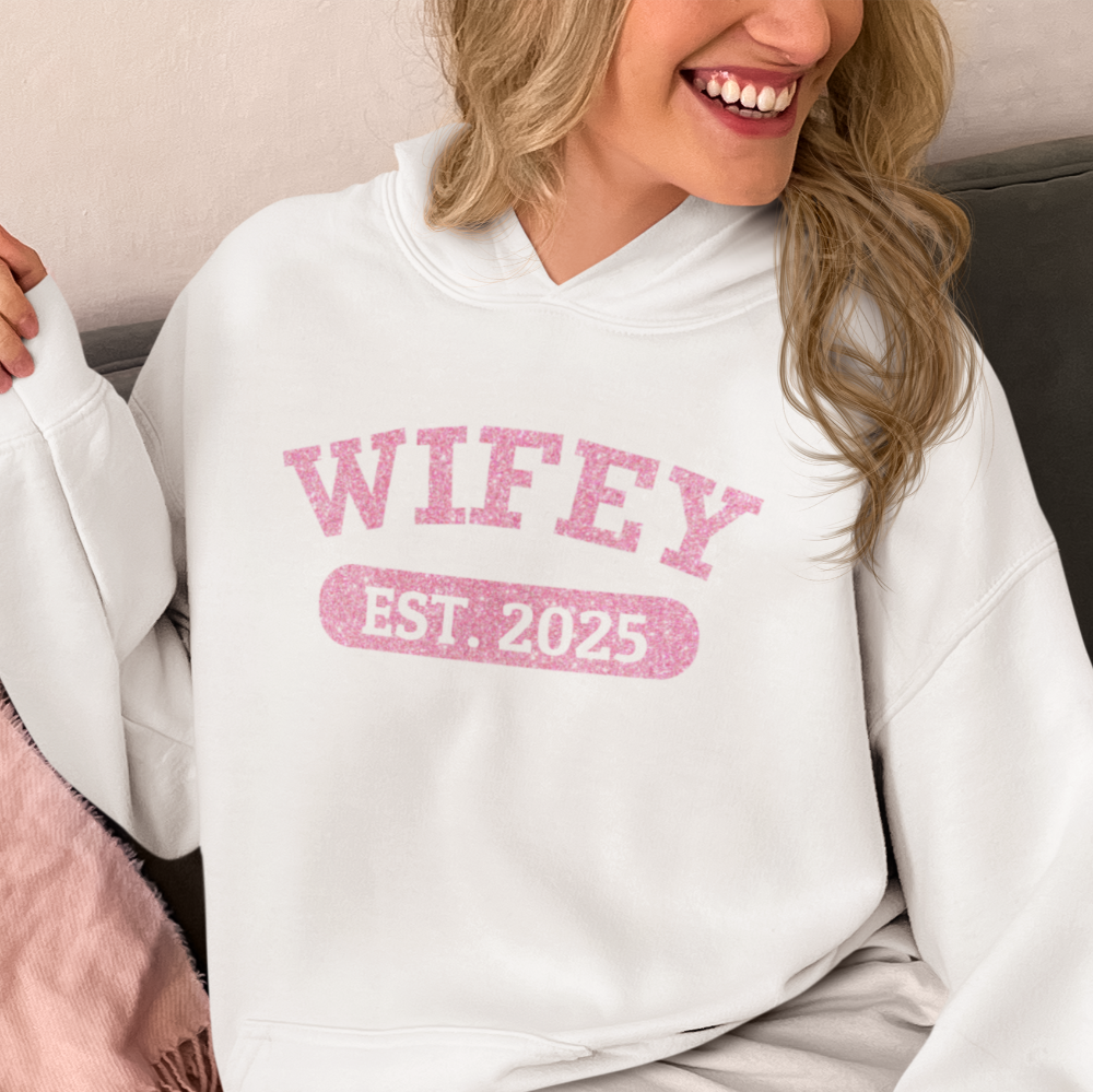 Personalized Wifey Est. Year Apparel