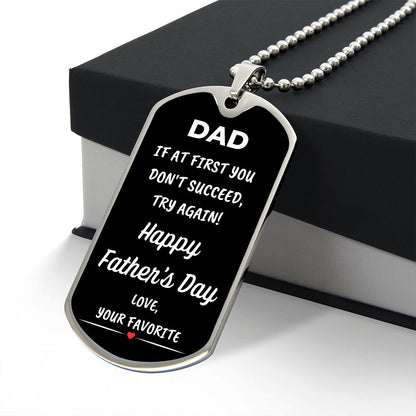 Dad | Your Favorite (Dog Tag)