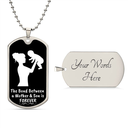 Mother & Son Bond (Dog Tag)