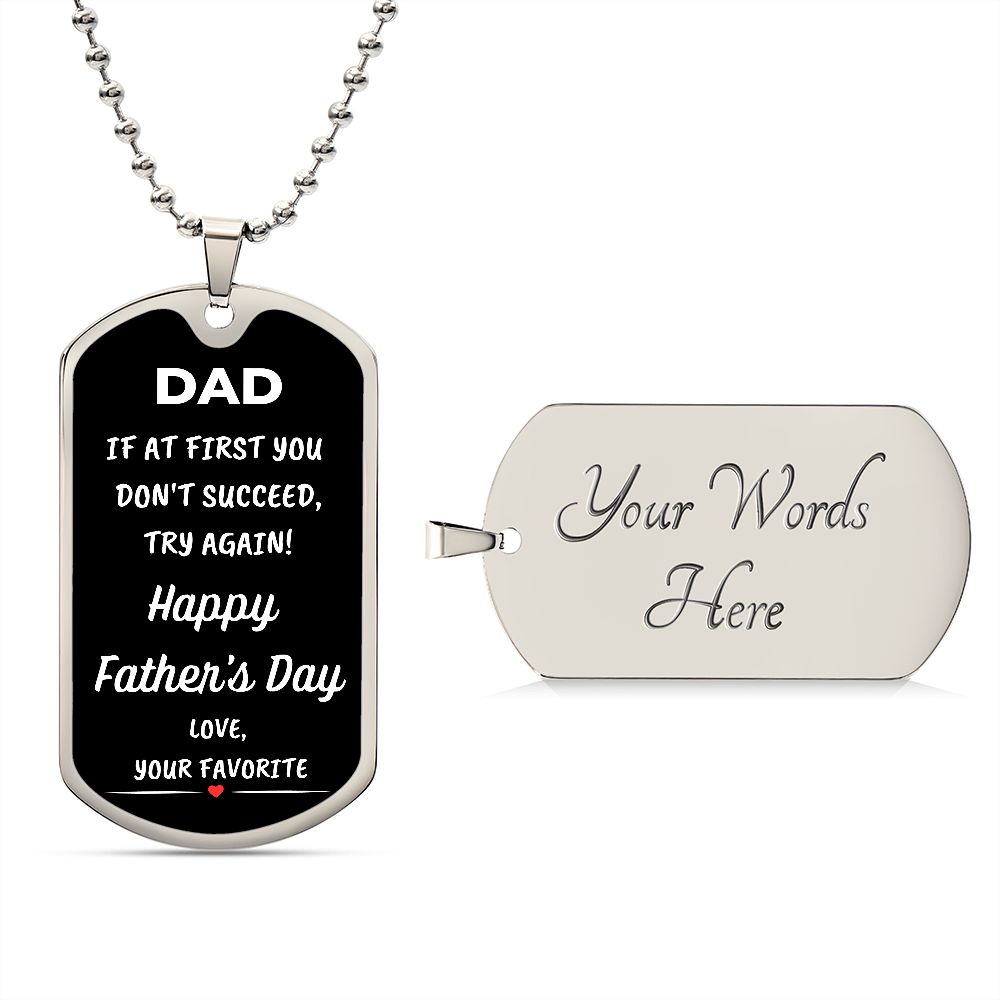 Dad | Your Favorite (Dog Tag)