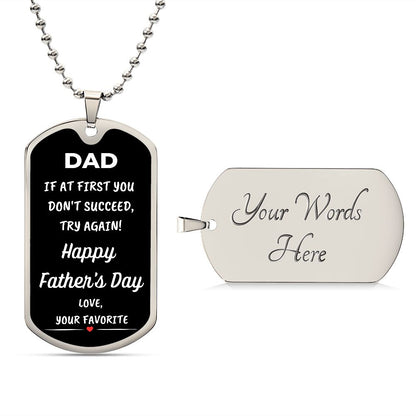 Dad | Your Favorite (Dog Tag)