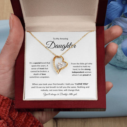 To My Amazing Daughter | A Special Bond (Forever Love Necklace)