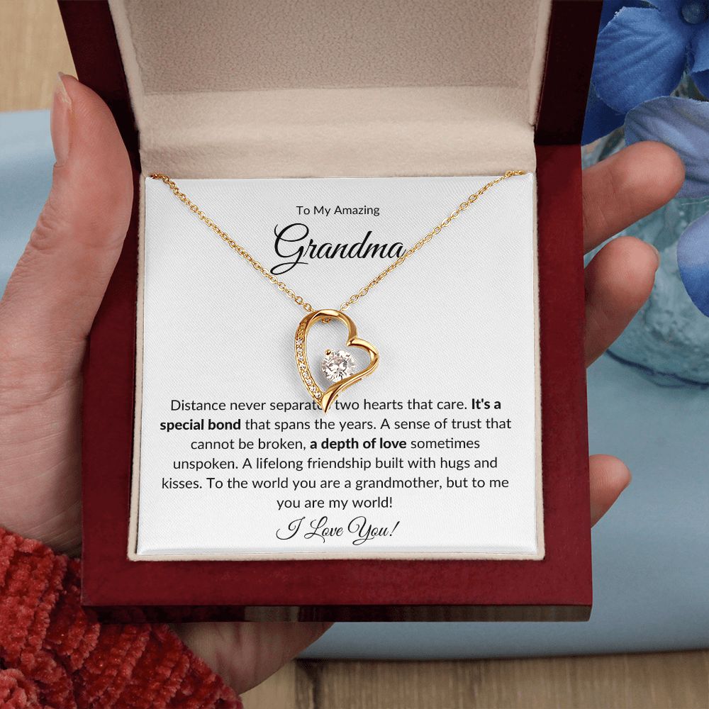 To My Amazing Grandma, A Special Bond | Forever Love Necklace