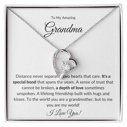 To My Amazing Grandma, A Special Bond | Forever Love Necklace