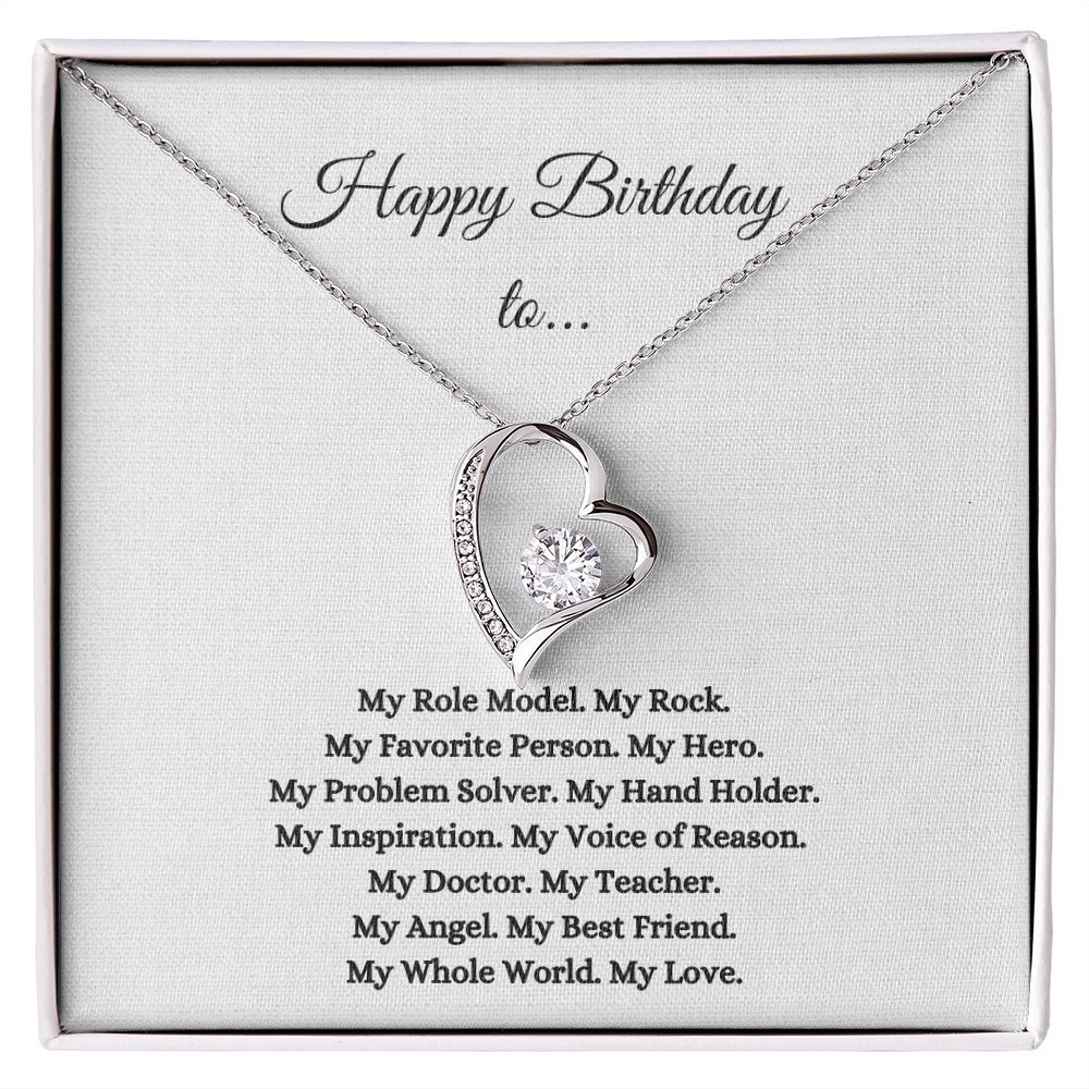 Happy Birthday Love | Forever Love Necklace