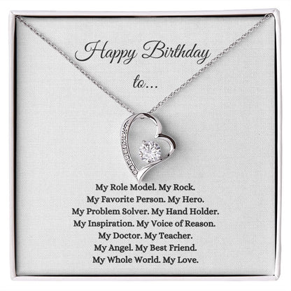 Happy Birthday Love | Forever Love Necklace
