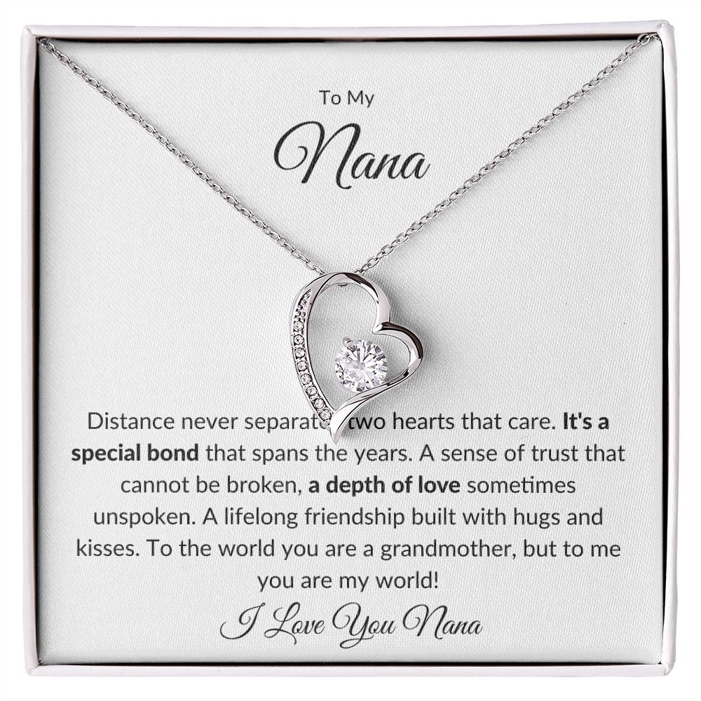 To My Nana, A Special Bond | Forever Love Necklace