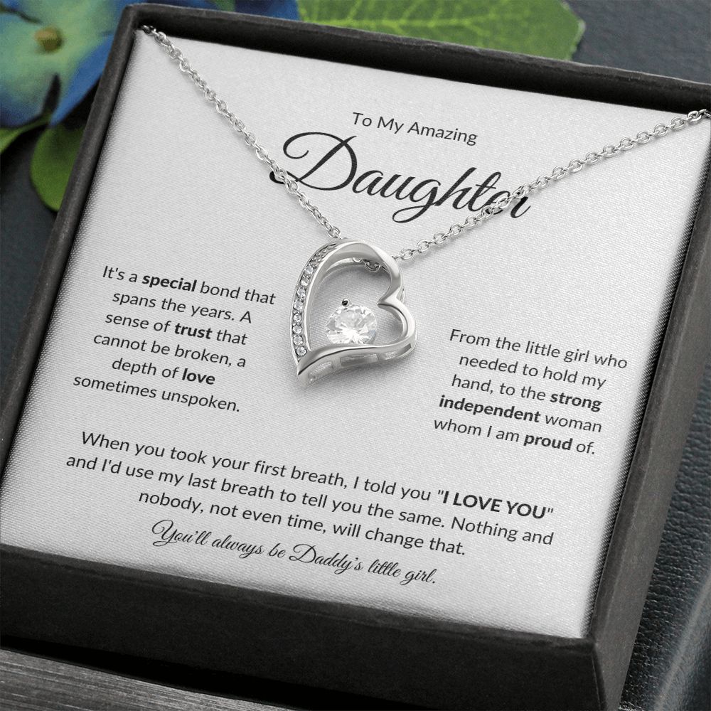 To My Amazing Daughter | A Special Bond (Forever Love Necklace)