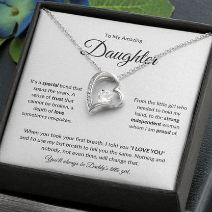 To My Amazing Daughter | A Special Bond (Forever Love Necklace)