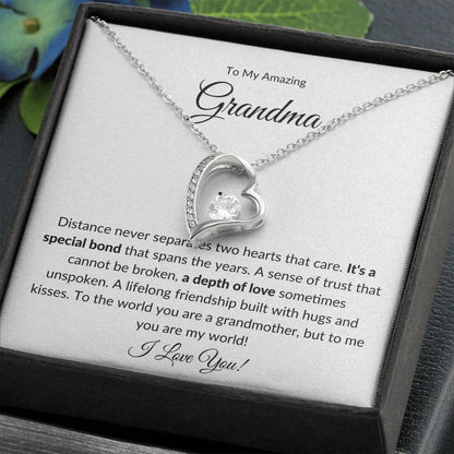 To My Amazing Grandma, A Special Bond | Forever Love Necklace